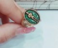 愛凱戒指 材質黃銅