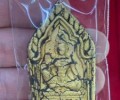 阿贊初2550粉質(zhì)黑肉彩色雙純金塔固版本澤度金天神